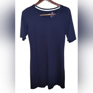 Isaac Mizrahi Live Women's Navy Dress Size Medium